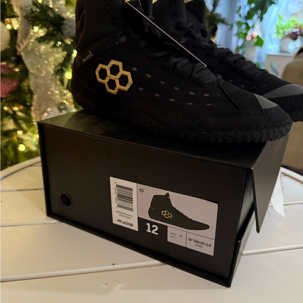 Black and Gold Athletic Shoes NWT